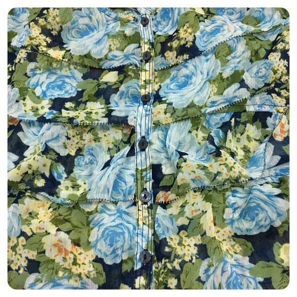 ABERCROMBIE & FITCH floral layered top - Picture 7 of 7